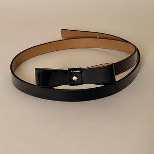 Kate Spade Black Bow Belt